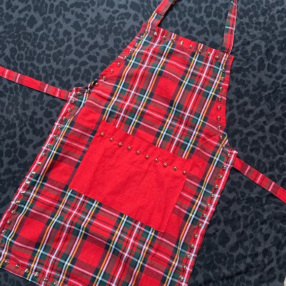 Other - Punk Rock Plaid and Stud Apron